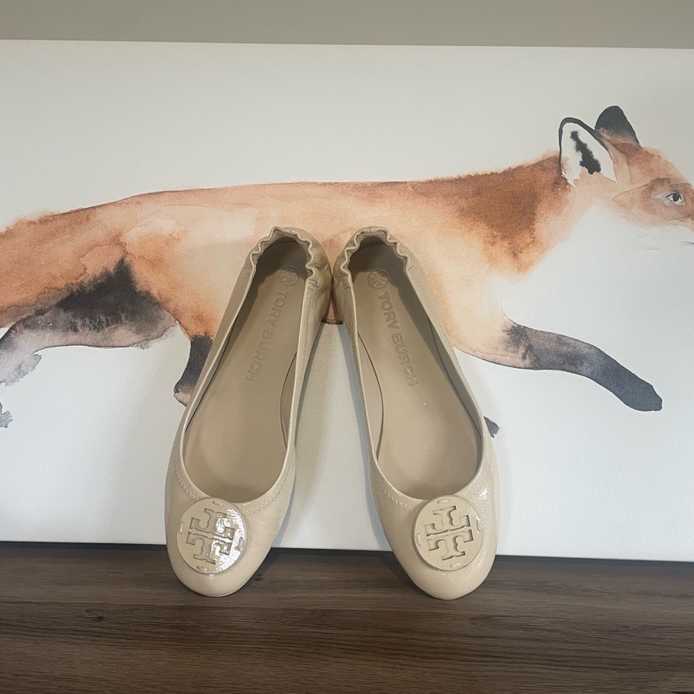Tory Burch Patent Leather Ballet Flats